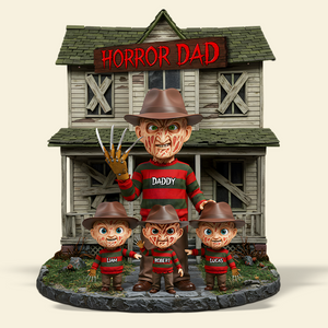 Horror Dad Plaque - Personalized Gifts For Dad 02qhpu050525-Homacus