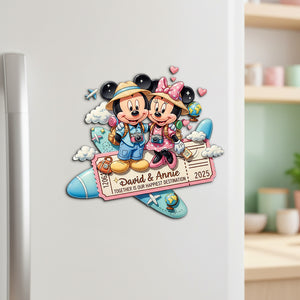 Personalized Gifts For Travel Couple Acrylic Fridge Magnet 08pgtn191125-Homacus