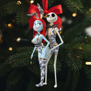 Playful Couple Christmas Ornament - Personalized Funny Gifts For Couple 06OHLU041025-Homacus