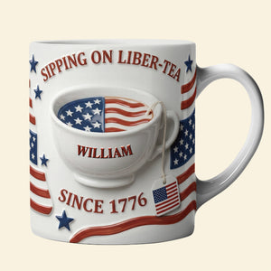 Proud Liber-tea Mug, Personalized Gifts For Tea Lovers 03QHQN280226-Homacus