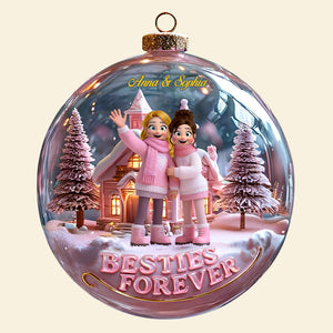 Girly Friendship Acrylic Ornament, Personalized Gifts For Besties 02qhtn131125mg-Homacus