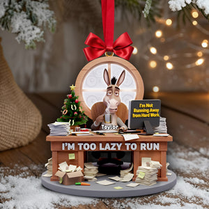 Work Hardship Christmas Ornament Personalized Gifts For Coworker 02PALU211125-Homacus