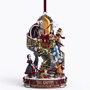 Spooky Christmas Ornament - Personalized Gifts For Family 04hatn180826