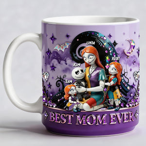 Spooky Queen Family Coffee Mug - Personalized Gifts For Mom 02OHDT100426-Homacus
