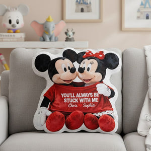 Couple In Cute Shirt Pillow, Personalized Gifts For Couple 03qhtn111225-Homacus