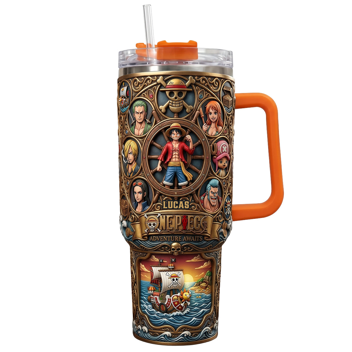 Legendary Adventure 40oz Tumbler With Handle - Personalized Gifts 03tydt250626-Homacus