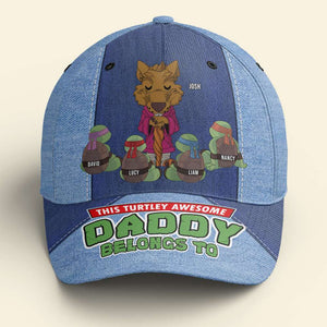 Turtle Dad Classic Cap - Personalized Gifts For Father 04KAPU230524-Homacus