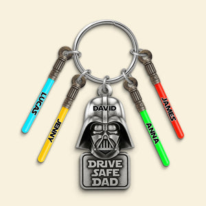Drive Safe Dad Acrylic Tag Keychain - Personalized Gifts For Dad 01natn290525-Homacus