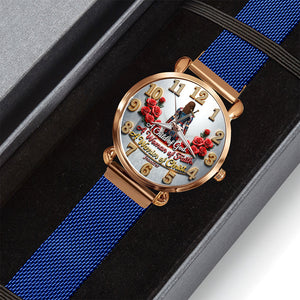 Woman of Faith Mesh Strap Quartz Watch - Personalized Gifts for Christian Women 01huqn280725-Homacus