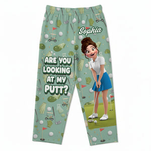 Personalized Funny Gifts For Golf Lovers Pajama Pants 03natn170126-Homacus