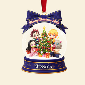 Personalized Gifts For Christmas, Darkness Hunter Custom Shape Acrylic Ornament 02pgta041025-Homacus