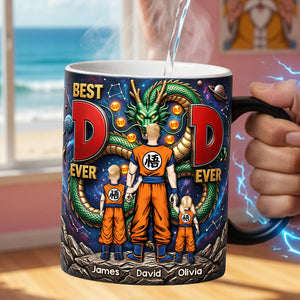 Cosmic Aura Dad Magic Ceramic Coffee Mug - Personalized Gifts For Dad 02HUDT130526-Homacus