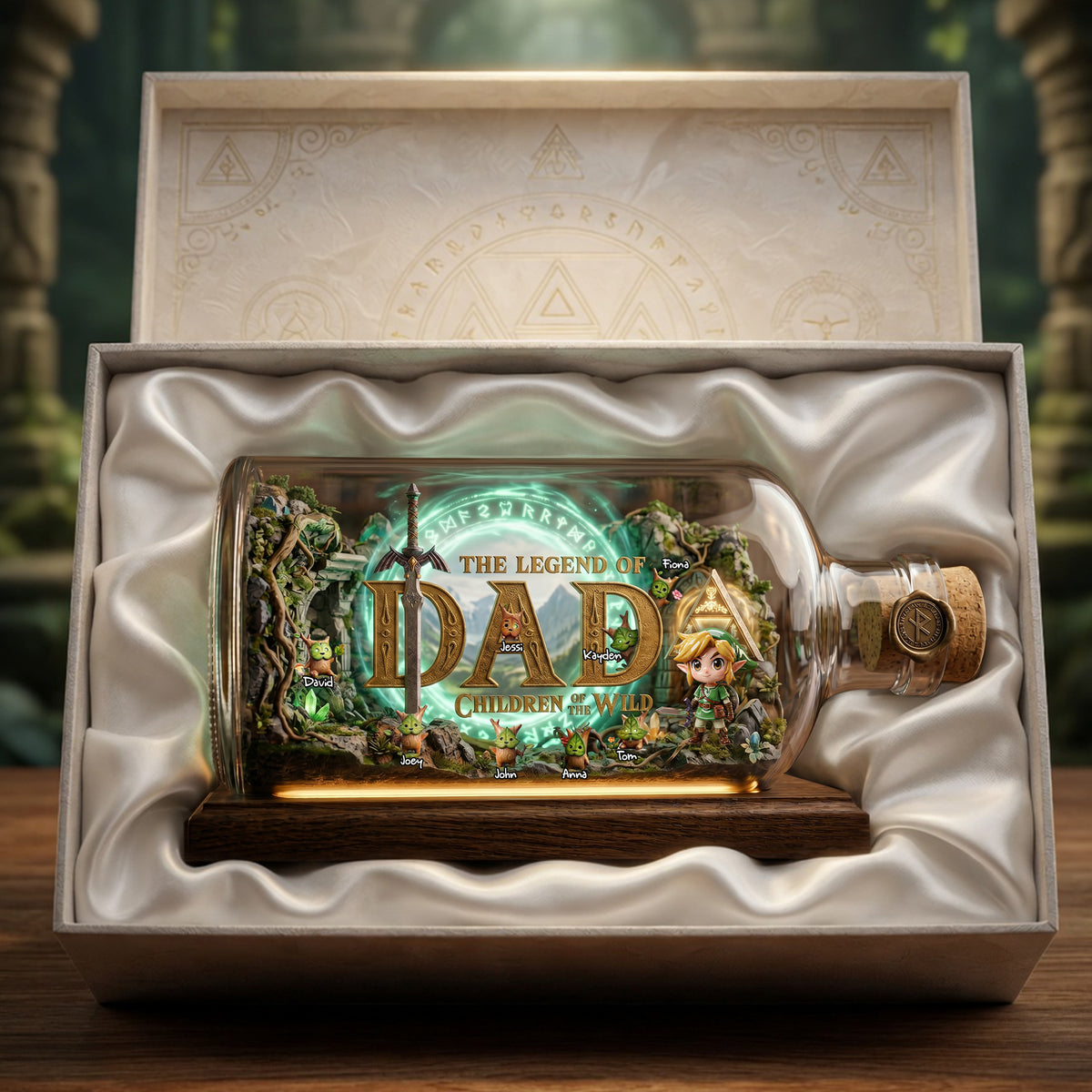 Dad Of The Kingdom Acrylic Plaque - Personalized Gifts For Dad 01TOLU290426-Homacus