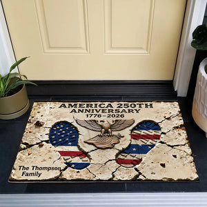 America 250th Anniversary Doormat - Personalized Gifts 05tgqn120226-Homacus