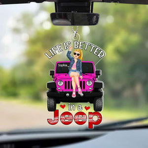 Personalized Gifts For Car Lovers Car Hanging Ornament 03KAQN180724PA-Homacus