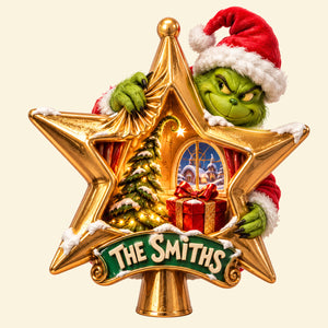 The Star Acrylic Christmas Tree Topper - Personalized Gifts For Family 07hatn211026-Homacus