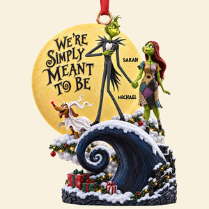 Spooky Christmas Duo Ornament - Personalized Gifts For Couple 07ohdt161026-Homacus