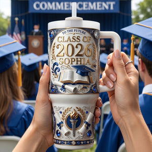 Class Of 2026 Tumbler Handle - Personalized Graduation Gifts 04TYTN300426-Homacus