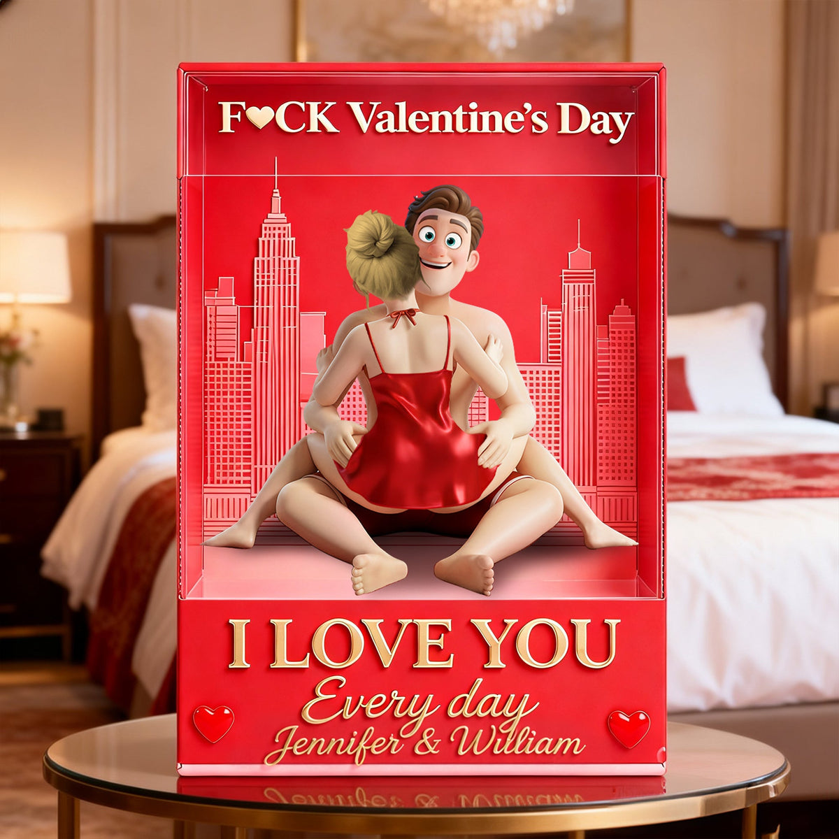 Funny Attitude Couple Acrylic Plaque - Personalized Gifts For Couples 01OHLU030226-Homacus