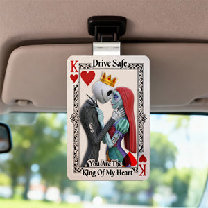 Gothic Skeleton Couple Car Visor Clip – Personalized Gifts For Couple 08nalu201225-Homacus