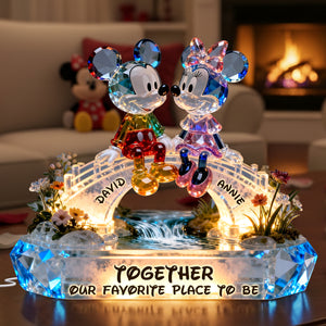 Romantic Couple Acrylic Light Box - Personalized Gifts For Couple 01ohlu111225-Homacus