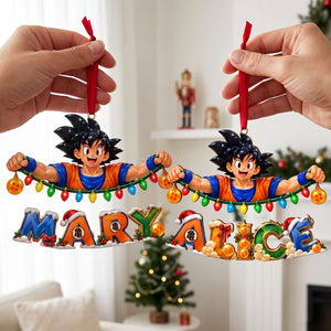 Name Art Legend Warrior Ornament - Personalized Gift For Christmas 03OHTN260926