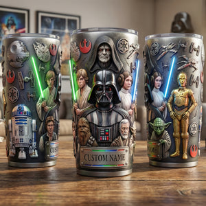 Futuristic Space Warrior Tumbler - Personalized Gifts 04huqn140126-Homacus