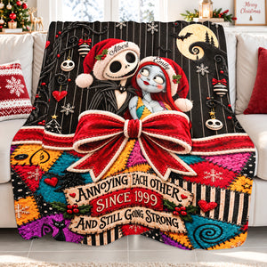 Annoyingly In Love Couple Blanket - Personalized Christmas Gifts For Couple 03paqn170926-Homacus