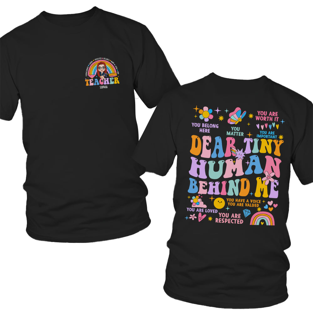 Personalized Gifts For Teacher Shirt 02NADT220624HH Rainbows-Homacus