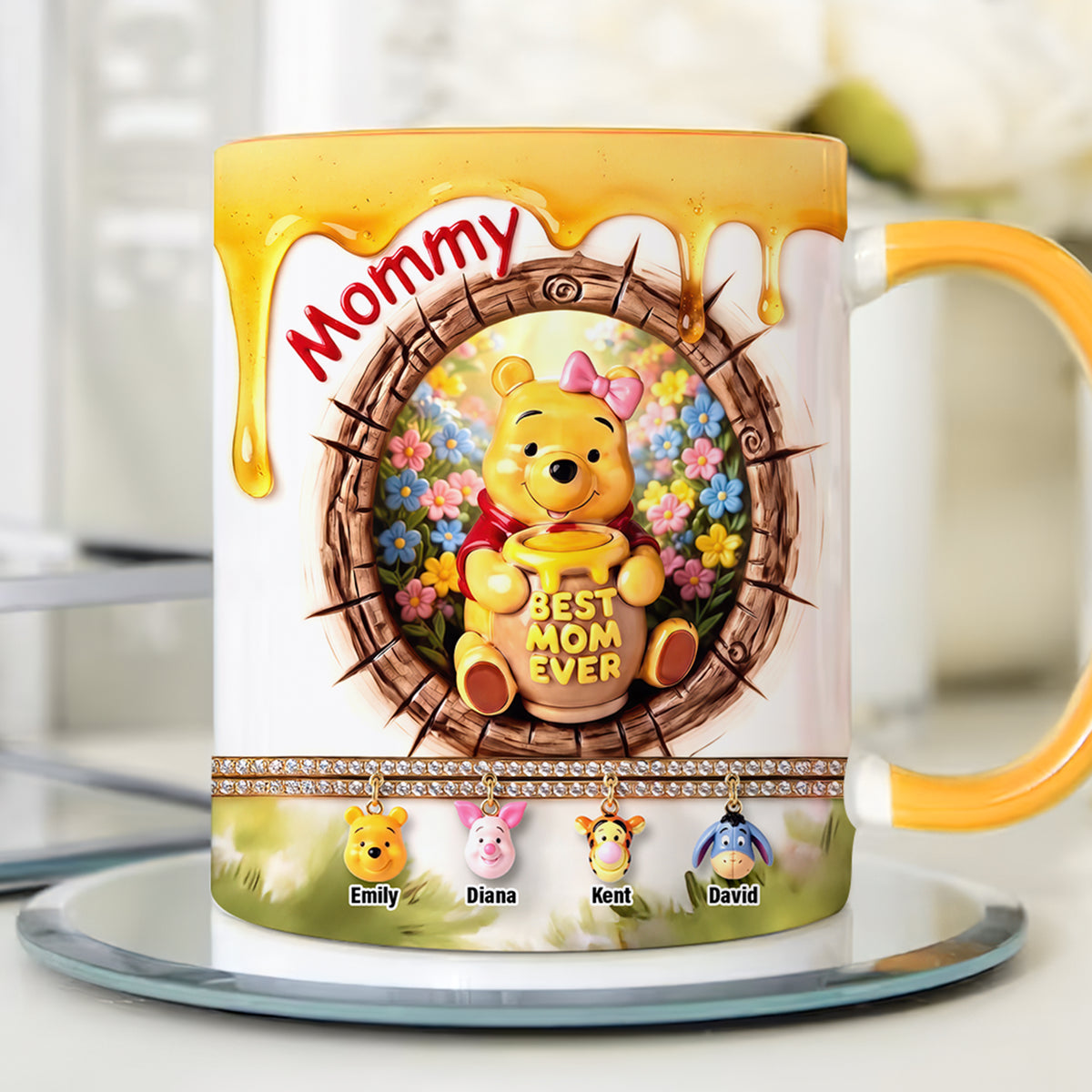 Best Mom Ever Coffee Accent Mug - Personalized Mother's Day Gifts 01TYQN020426-Homacus