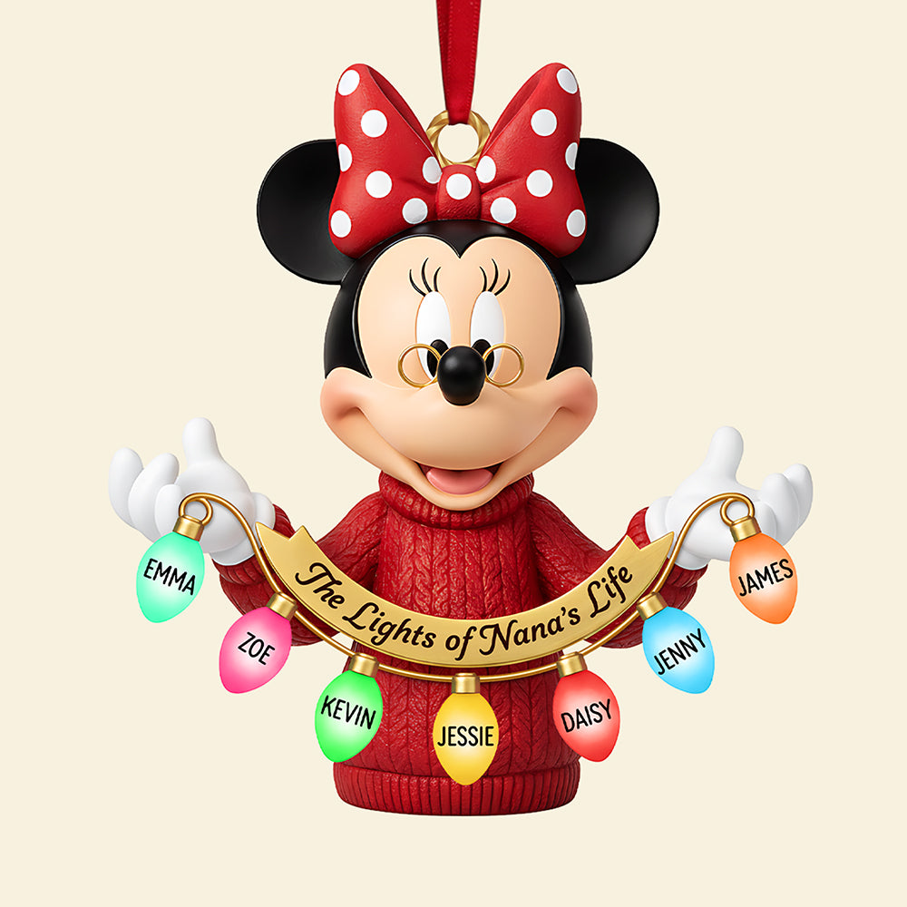 The Lights Of Grandma Acrylic Ornament - Personalized Gift For Grandma 01NATA011125-Homacus