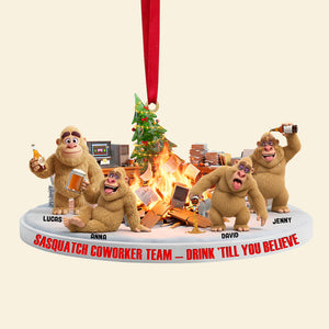 Bigfoot Christmas Ornament Personalized Gifts For Coworkers 01ohtn241125-Homacus