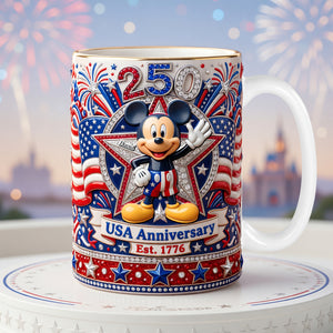 250th Anniversary USA Coffee Mug - Personalized Gifts For Patriots 01paqn220526-Homacus