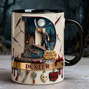 Lake Slasher Accent Mug, Personalized Gifts For Horror Fans 04qhdt130126-Homacus