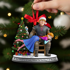 Touch Of Love Christmas Ornament Personalized Gifts For Couple 02NADT160925-Homacus