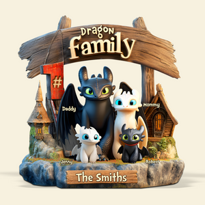 Family Acrylic Plaque - Personalized Gifts For Family 04TGPU080525-Homacus