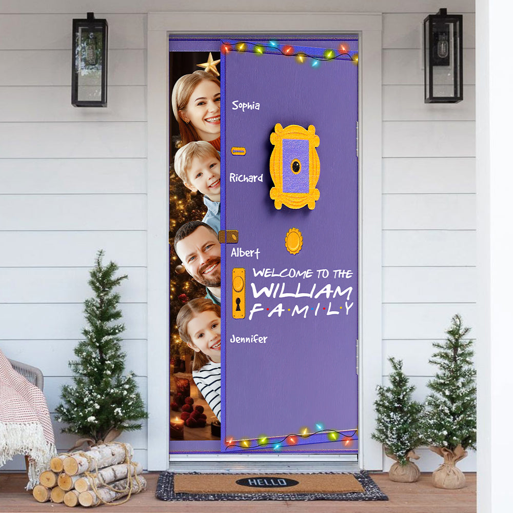 Custom Photo Gifts For Family Door Cover 07qnqn280924-Homacus