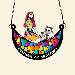 Personalized Gifts For Autism Mom Suncatcher Ornament Mother Of Nightism 02OHMH270225-Homacus