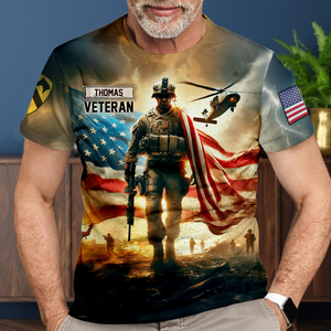 Veteran 3D Shirt - Personalized Gifts For Veteran 01hupu130625-Homacus
