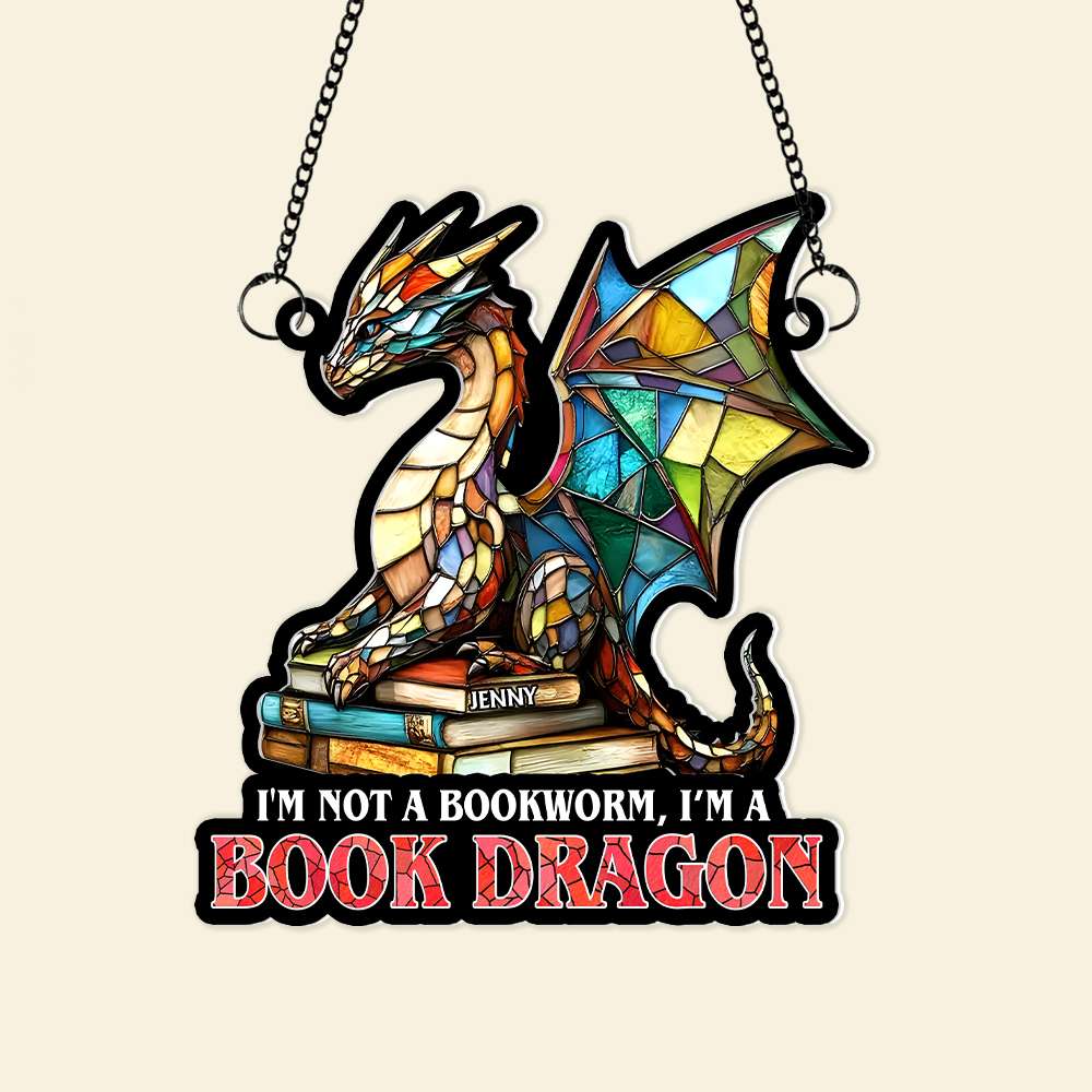 Book Lovers Suncatcher Ornament - Personalized Gifts For Book Lovers 032XQMH060125-Homacus