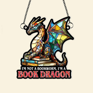 Book Lovers Suncatcher Ornament - Personalized Gifts For Book Lovers 032XQMH060125-Homacus