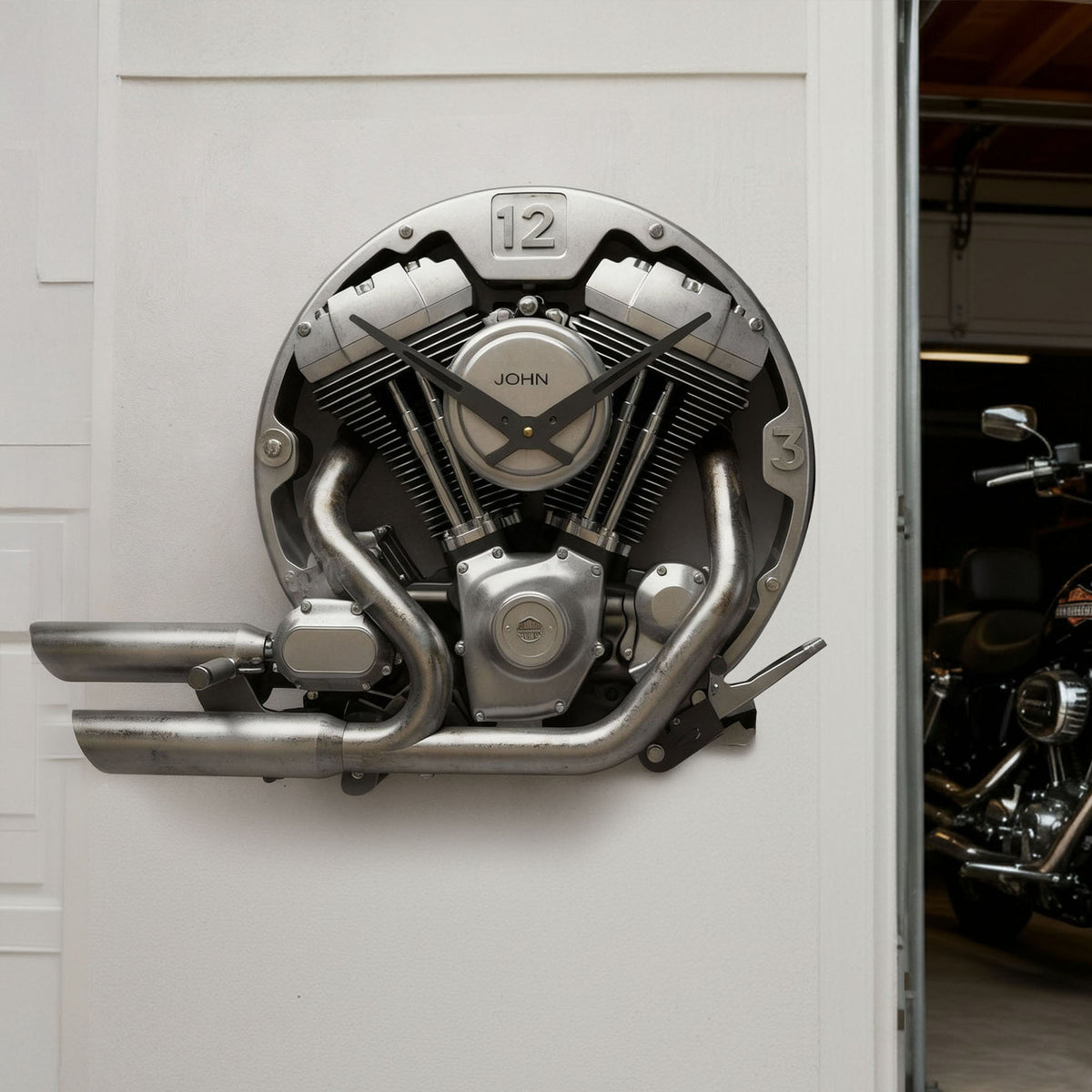 Engine Acrylic Hanging Wall Clock - Personalized Gifts For Speed Lovers 03hylu221225-Homacus