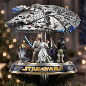Cosmic Christmas Tree Topper - Personalized Gifts For Family 01nalu100926-Homacus