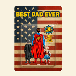 Best Dad Ever Acrylic Plaque - Personalized Gifts For Dad 01natn250425pa-Homacus