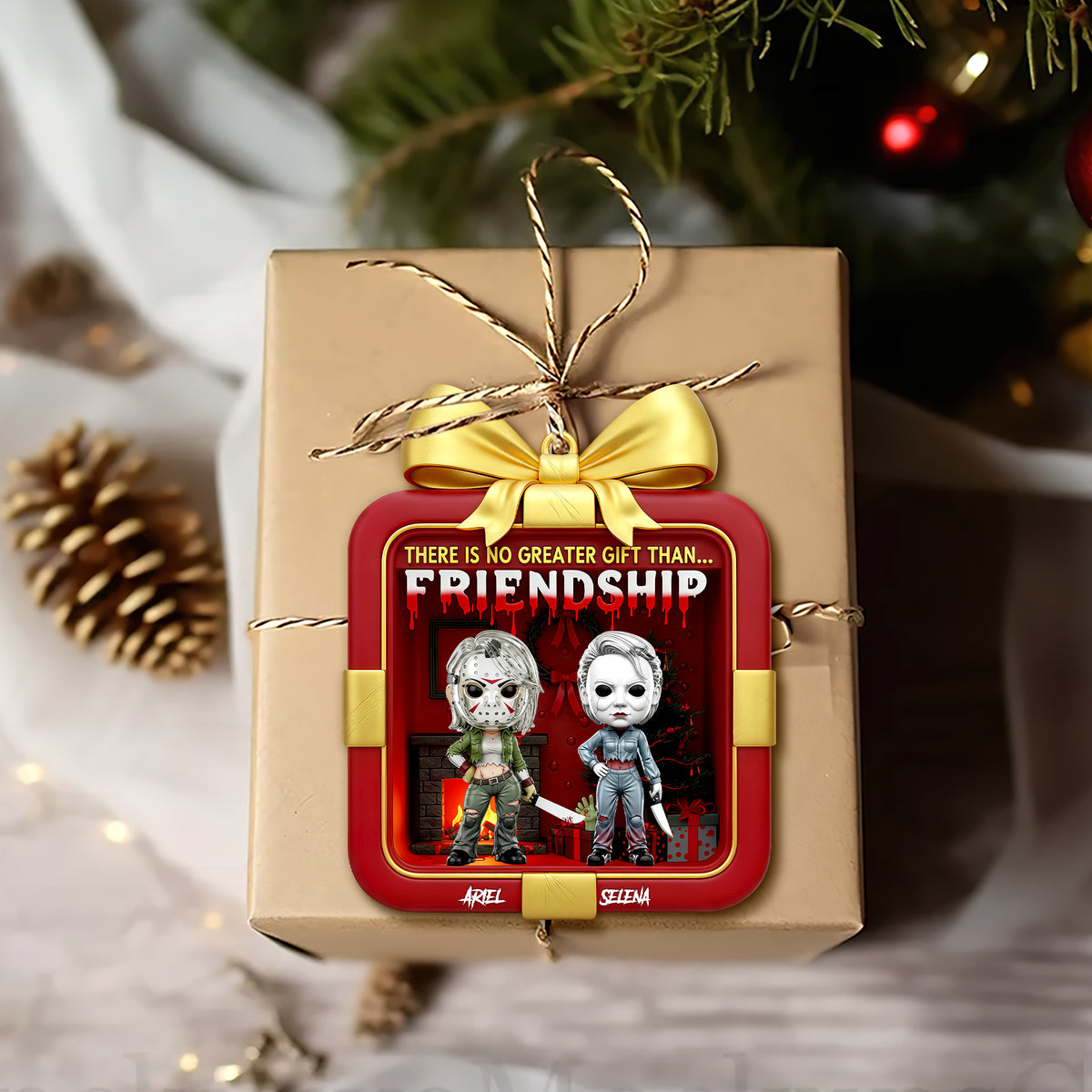 Horror Christmas Ornament - Personalized Gifts For Friends 01ohlu171125-Homacus