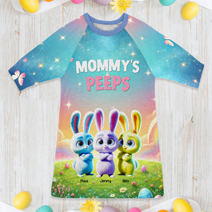 Personalized Gifts For Grandma Raglan Dress, Easter Day Bunny Peeps 01TGMH110325-Homacus