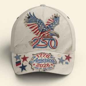Vintage American Eagle Proud Classic Cap - Personalized Gifts For Patriots 02QHQN030626-Homacus