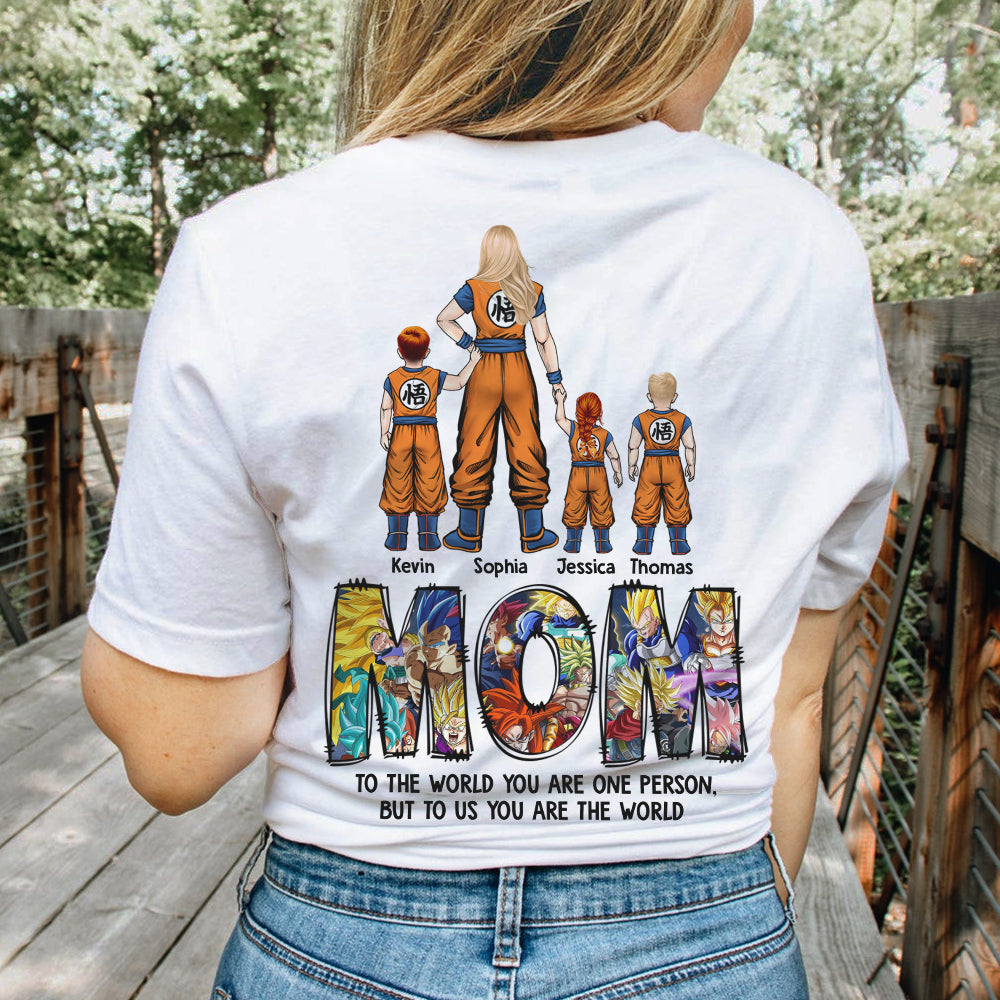Personalized Gifts For Mom Shirt To Us You Are The World 02acdt280324hh-Homacus