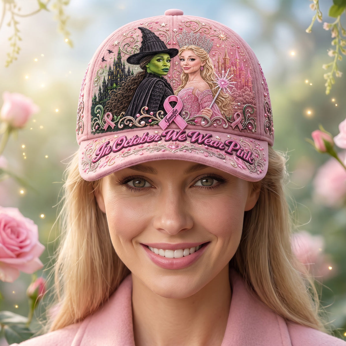 Pink Spell Strength Classic Cap - Personalized Gifts 03naqn120826-Homacus