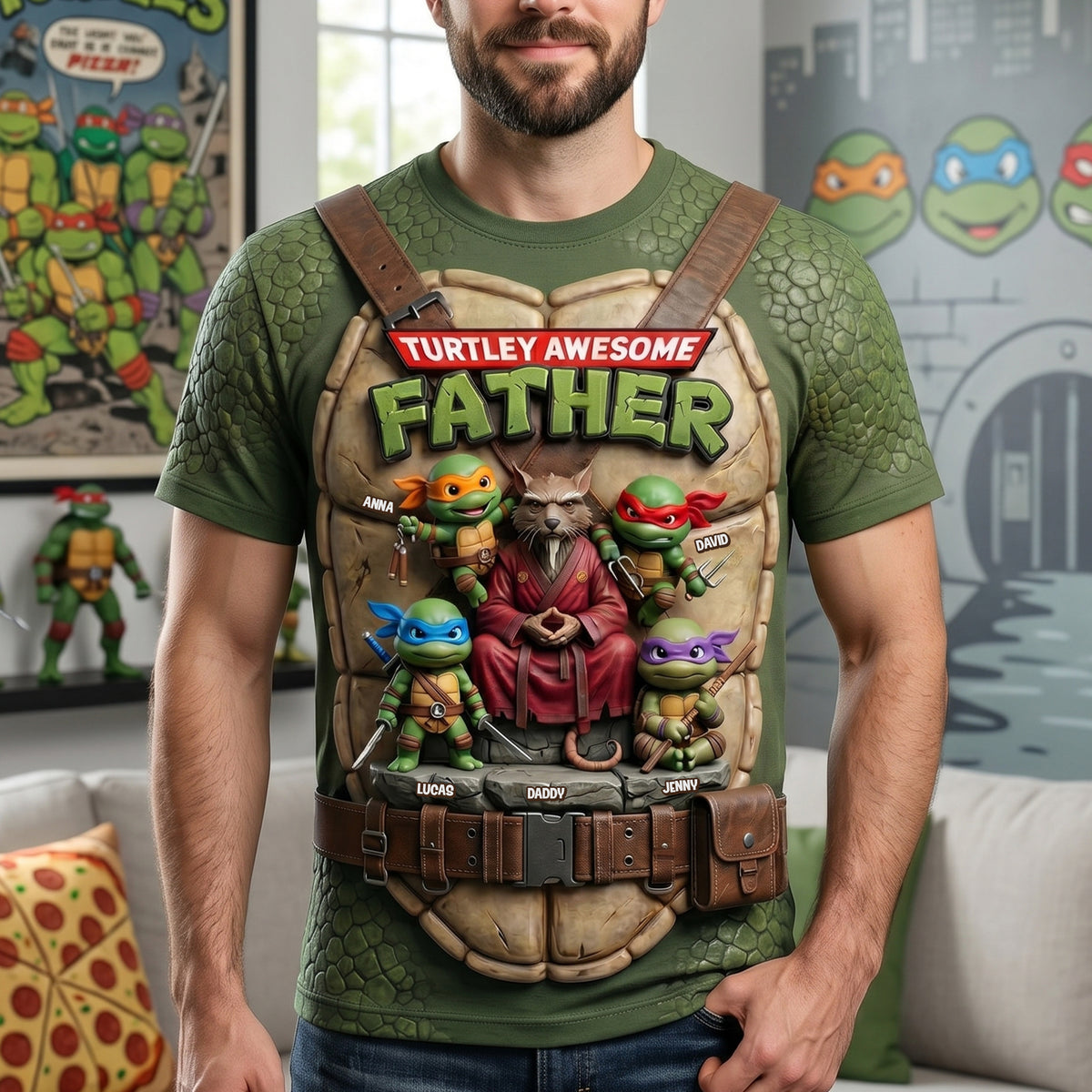 Ultimate Father Shirt - Personalized Gifts For Dad 03NATN050526-Homacus